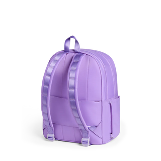 State Backpack - Kane Kids Double Pocket - Lilac Chevron