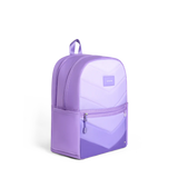State Backpack - Kane Kids Double Pocket - Lilac Chevron