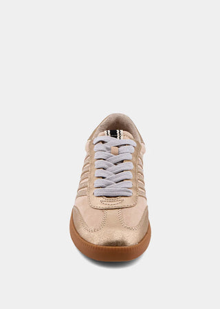 Stevie Mini Gold Beige Suede Shoes