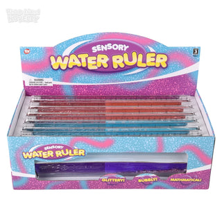 Sensory Water Glitter Ruler