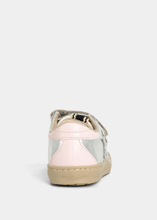 Kids Silver Sparkle Sunny Mini Tennis Shoes