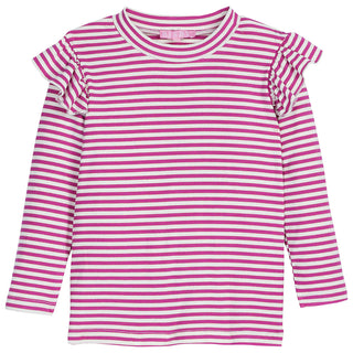 Bisby Fruit Punch Sparkle Stripe Sadie Top