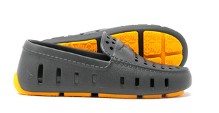 Prodigy Driver Floafers - Asphalt | Flame Orange