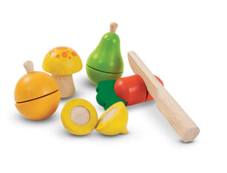 DJECO Role Play Wooden Fruit and Vegetables