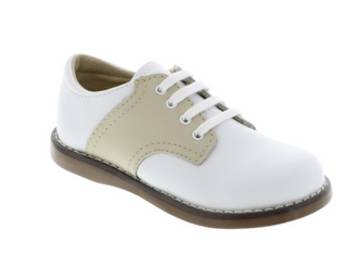 Footmates Dress Shoes - Cheer -White/Ecru