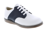 Footmates Dress Shoes - Cheer -White/Navy