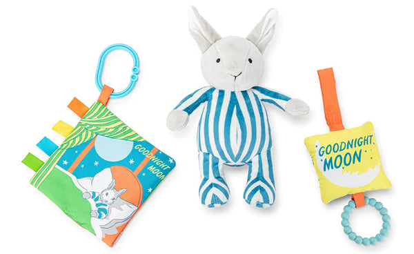 Goodnight Moon Gift Set (Plush, Activity square, Rattle w/ teether)