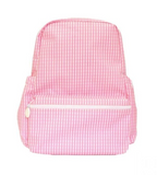 TRVL Mini Backpacker - Gingham Pink