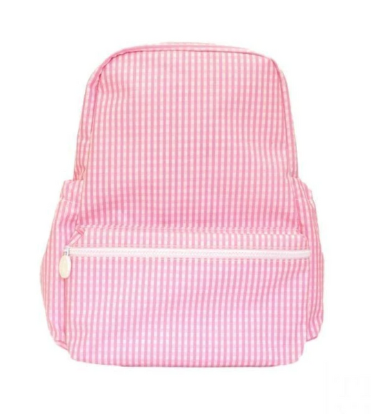 TRVL Mini Backpacker - Gingham Pink