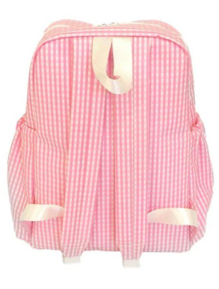 TRVL Mini Backpacker - Gingham Pink