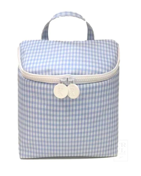 TRVL Take Away Insulated Lunchbox - Gingham Mist