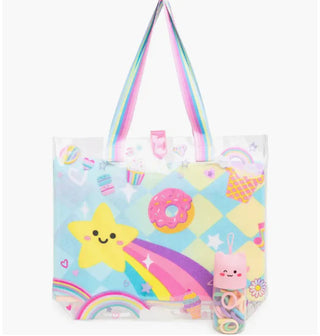 Beach Fashion Towel Tote - Rainbow