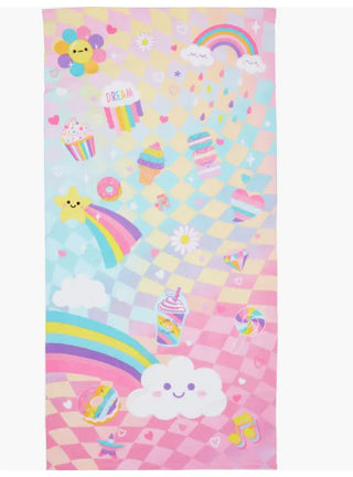 Beach Fashion Towel Tote - Rainbow