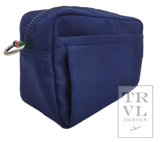 TRVL Oxford Toiletry Bag/ Dopp Kit - Navy Blue