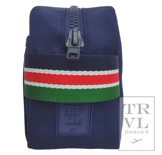 TRVL Oxford Toiletry Bag/ Dopp Kit - Navy Blue