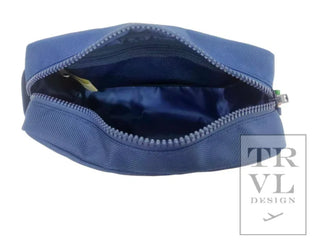TRVL Oxford Toiletry Bag/ Dopp Kit - Navy Blue