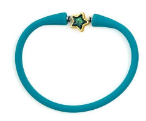 Star Charm Silicone Slip-On Bracelet