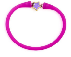 Star Charm Silicone Slip-On Bracelet