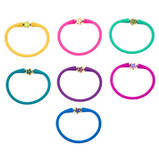 Star Charm Silicone Slip-On Bracelet