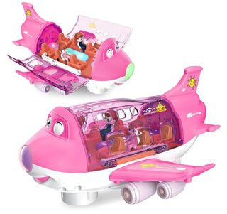 Pink Interactive Airplane w/ Figures