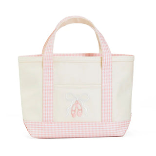TRVL Ballerina Collection Mini Tote- Taffy Gingham