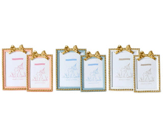 Golden Bow Photo Frames Assorted