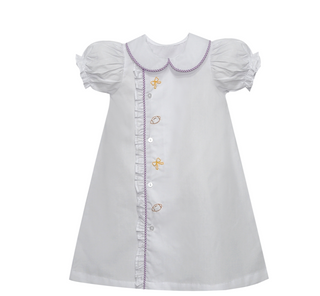 Girls Tiger Purple/Gold Daygown