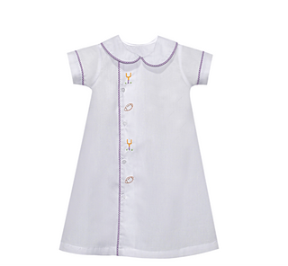 Boys Tiger Purple/Gold Daygown