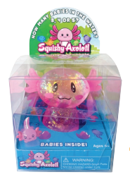 Axolotl Squishy with Babies