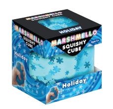 Marshmello Snowflake Squishy Cube
