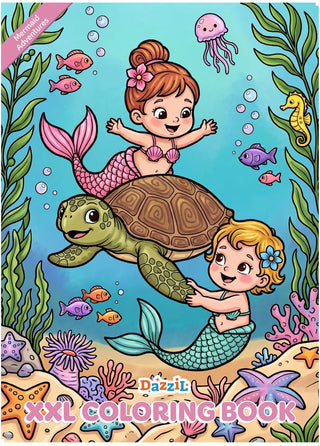 Mermaid Adventure XXL Coloring Book