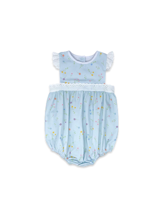 Set Floral Pinafore Bubble