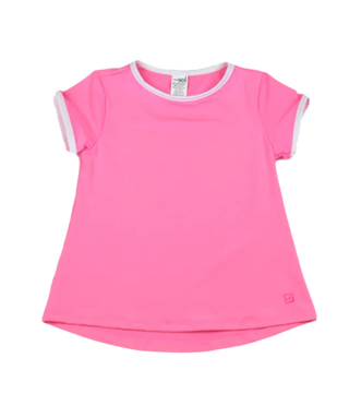 Set Athleisure Bridget Basic Tee - Flamingo Pink/Pure Coconut