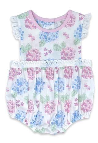 Lullaby Set Highlands Hydrangea Pinafore Bubble