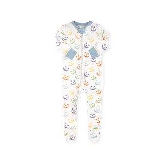 Lullaby Set Once Upon A Time Peekaboo Footie - Park Blue
