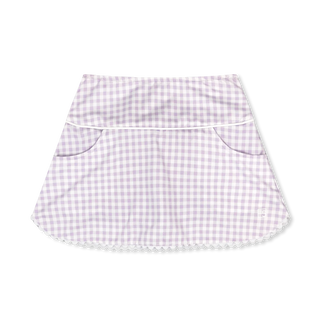 Set Athleisure Tiffany Skort - Petal Purple Gingham