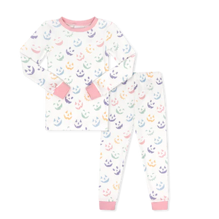 Lullaby Set Sweet Pea PJ Set - Peek-a-BOO - Park Pink
