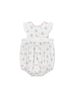 Lullaby Set Pinafore Bubble - Love You Bunches, Peony