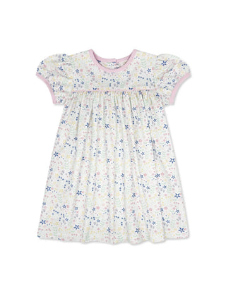 Lullaby Set Mother May I Dress - Petunia Floral, Paradise Pink