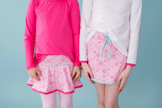 Set Athleisure Tiffany Skort - Don't Worry Be Happy, Totally Turquoise