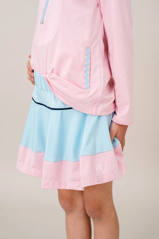 Set Athleisure Amber Skort - Cotton Candy Blue & Pink