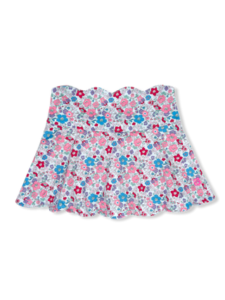 Set Athleisure Zoe Skort - Bloomberry Floral/Power Pink