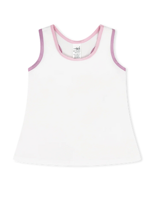 Set Athleisure Riley Tank Top - Pure Coconut/CC Pink/Petal Purple