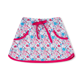 Set Athleisure Tiffany Skort - Bloomberry Floral/Power Pink