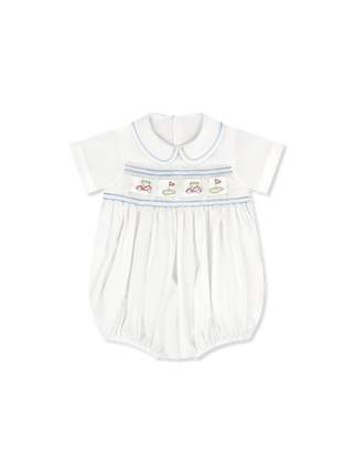 Lullaby Set Noah Ribbon Bubble - Blessings White, Beaumont Blue
