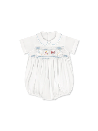 Lullaby Set Noah Ribbon Bubble - Blessings White, Beaumont Blue