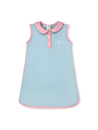 Presley Dress - Cotton Candy Blue/Pink