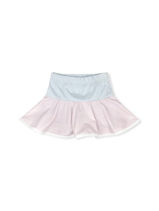 Set Athleisure Quinn Skort - Cotton Candy Pink, Petal Purple, Cotton Candy Blue Ministripe