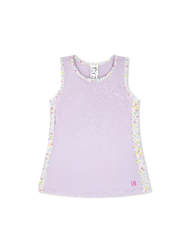 Drew Tank - Petal Purple Sunny Day Floral