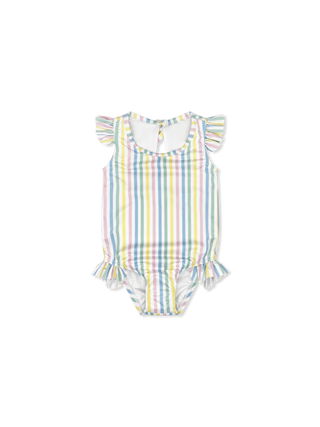 Lottie Swimsuit - Sorbet Stripes